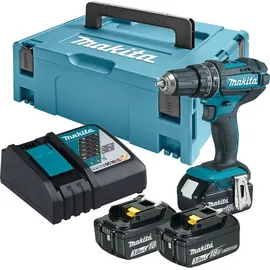 Makita DHP482RF3J inkl. 3 x 3,0 Ah + Ladegerät + Makpac