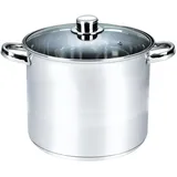 Michelino Kochtopf Edelstahl 17 Liter mit Deckel