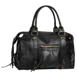 forty Shopper Leder Schwarz