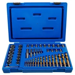 BGS Schrauben- & Muttern- Ausdrehersatz mit Linksbohrern, 2 - 18 mm, 49-teilig
