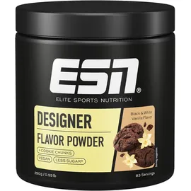 ESN Designer Flavor Powder, 250 g Dose, Black White Vanilla,