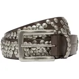 Liebeskind Berlin Belt H 38mm 105 STUDDED BELTS Washed Leather stone