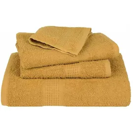 vidaXL Handtuchset 4-tlg. golden
