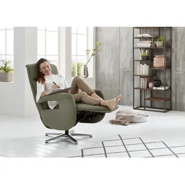 die planbar Relaxsessel DIE PLANBAR "MP-RS18073", longlife easy moos, B:71cm H:110cm T:83cm, 100% Polyester, Sessel, Relaxsessel, 360 drehbar, inkl. man. Kopfpolsterverstellung u. Relax-Funktion