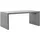 Beliani Gartentisch Grau Stein, Freiform, 108x78x90 cm