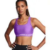 Under Armour Damen Crossback Mid Bra Sport-BH, Undurchsichtige, (525) Lavish/Lavish/White, small - S