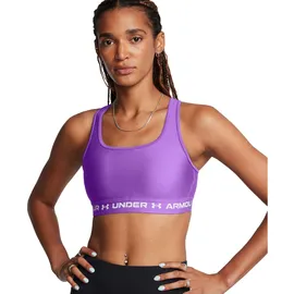 Under Armour Damen Crossback Mid Bra Sport-BH, Undurchsichtige, (525) Lavish/Lavish/White, small - S