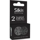 Silk'n Hornhautentferner Ersatzschleifscheiben FreshPedi Refill discs 1 Medium 1Coarse, Set, 2-St. schwarz