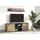INOSIGN Lazio Lowboard 168 cm Schwarz Glas/Spanplatte/Holzwerkstoff