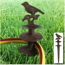 Spetebo Umlenkpflock 6er Set gusseisen dunkelbraun