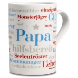 Deine Wörter Tasse Kaffeebecher Papa, Porzellan