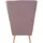 Home Affaire Ohrensessel Sallito Polyester 76 x 109 x 85 cm Rosa mit Hocker