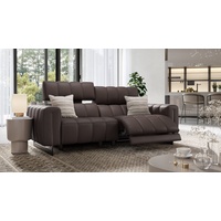 Italienische Couch VENETO 3-Sitzer Sofa - Braun