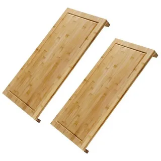 KESPER Schneidebrett-Set Holz 2 54 x 28 x 4 cm Beige