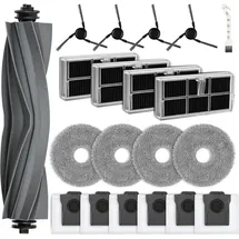 nixoot 20 Stück Zubehörset für X40 Ultra Complete/X40 Master/L40 Ultra Hauptbürste/Staubbeutel/Wischpads/HEPA Filter/Seitenbürste/Reinigungszubehör