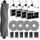 nixoot 20 Stück Zubehörset für X40 Ultra Complete/X40 Master/L40 Ultra Hauptbürste/Staubbeutel/Wischpads/HEPA Filter/Seitenbürste/Reinigungszubehör