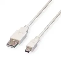 VALUE USB 2.0 Kabel, Typ A - 5-Pin Mini 0,8m