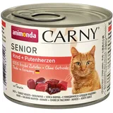 Animonda Cat Carny Senior Rind und Putenherzen 200 g