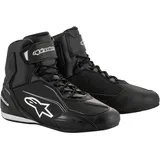 Alpinestars Faster-3 Motorradschuhe schwarz-weiss, Größe 44