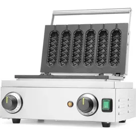 HENDI Waffeleisen 'Corn Dog', 230V/1550W, 390x378x(H)229mm