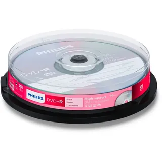 Philips DVD-R 4,7GB 16x 10er Spindel