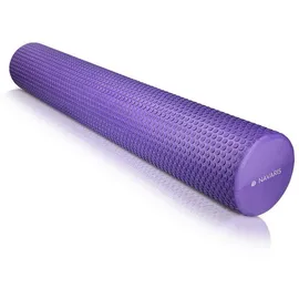 Navaris Pilates Rolle Faszienrolle 90 cm lang - Pilatesrolle Faszien Yoga Roller - Schaumstoffrolle für Rücken Fitness - Massagerolle versch. Farben