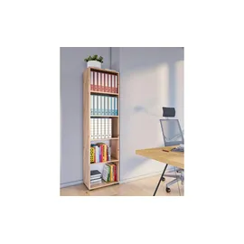 VCM Ulas Aktenregal 49 x 32 x 178 cm Honigeiche