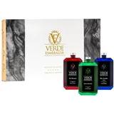 Verde Esmeralda Olivenöl Extra Nativ – Spanien-Jaén Edition 3x500ml (Picual, Royal & Bio) | Extra Virgin Olive Oil Premium, filtriert aus der Sierra de Cazorla, exklusive Auswahl fruchtiger Olivenöle