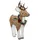 Fééric Lights and Christmas Rentier-Figur, Kunststoff, 38 cm