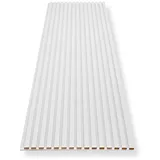 HAGEFOL Wandpaneel Akustikpaneele Holz, 3D Lamellenwand, verschiedene Größen, BxL: 60,00x240,00 cm, 1,44 qm, 3D Optik, Akustische Dämmung