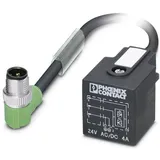 Phoenix Contact 1434963 Sensor-/Aktor-Steckverbinder, konfektioniert M12 Stecker, gerade, Stecker, gewinkelt 3.00 m Polzahl 3 1 St.