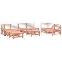 vidaXL 9-tlg Garten-Lounge-Set Massivholz Douglasie