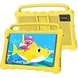 Tibuta 7-Zoll-Tablet für Kinder, Android 12 Kinder-Tablet 32 ​​GB Speicher, Kleinkind-Tablet mit KIDOZ-App zur Kindersicherung, Bildung, Spiele, Kinder(Gelb)