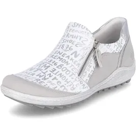 REMONTE Damen R1428 Sneaker, Vapor/Weiss/Silver / 80, 41 EU