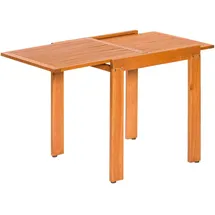 Merxx Balkonausziehtisch 130 x 70 x 74 cm Eukalyptus