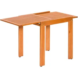 Merxx Balkonausziehtisch 130 x 70 x 74 cm Eukalyptus