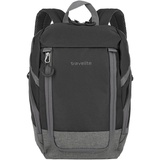 Travelite Basics Rucksack Gepäck- Handgepäck (1er Pack), 14 Liter,Schwarz/Grau