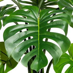CREATIV green Künstliche Pflanze Splitphilodendron 90cm im Topf
