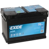 Exide AGM Start-Stop 12V 70 Ah 760A A EK700 ersetzt AGM700