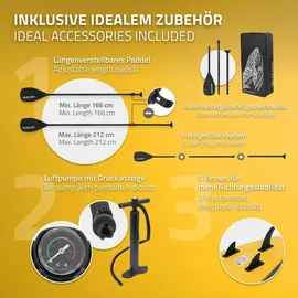 ECD Germany SUP Board Makani 320 x 80 x 15 cm gelb