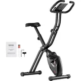 VEVOR Heimtrainer Zusammenklappbar Fitness-Heimtrainer Indoor-Fahrrad Schwarz