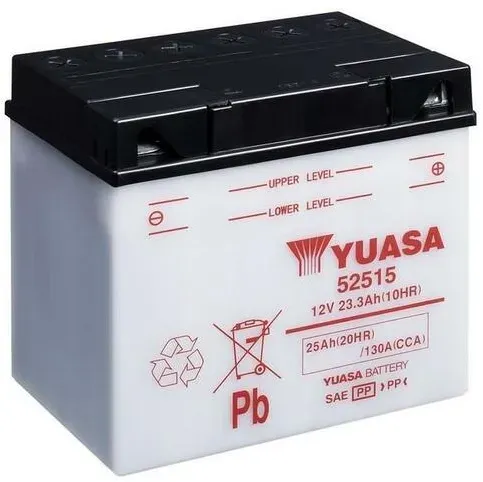 YUASA 52515 Batterie ohne Säurepack