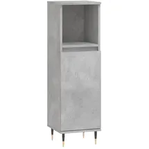 vidaXL Badschrank 30 x 118 x 30 cm Betongrau