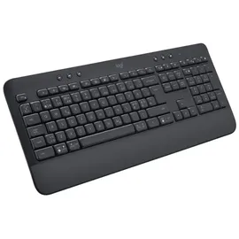 Logitech Signature K650, Volle Größe (100%), Kabellos, Bluetooth, Membran Key Switch, QWERTY, Graphi - Grau