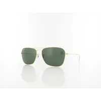 Ray-Ban Ray Ban Caravan RB3136 001), 58) / crystal green