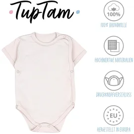 TupTam Baby Jungen Kurzarm Wickelbody 5er Set Jungen, Gr. 80 N-Gr, blau Beige hellbeige petrolgrün jeansblau dunkelblau), Obermaterial: 100% Baumwolle CO., Bodys