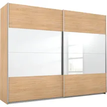 Rauch Schwebetürenschrank Quadra 271 x 210 x 62 cm Beige/Braun