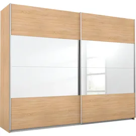 Rauch Schwebetürenschrank Quadra 271 x 210 x 62 cm Beige/Braun