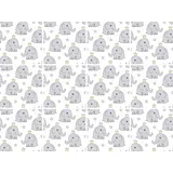 Fliesenaufkleber QUEENCE "Elefanten", bunt (grau, gelb), B:15cm H:15cm T:0,1cm, Fliesenaufkleber, Stickerfliesen, selbstklebend, Sticker, 12er Set