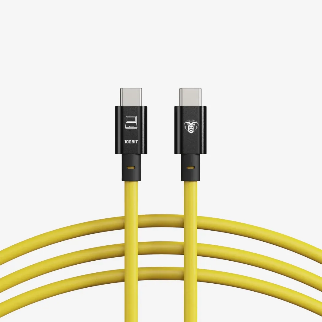 COBRAUNION USB-C an USB-C 10 Gbit/s 10m gelb